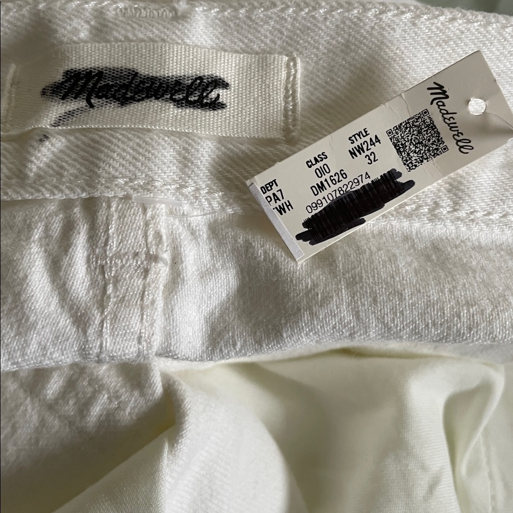 Madewell The Balloon Jean White Size 32 NEW - Picture 5 of 11